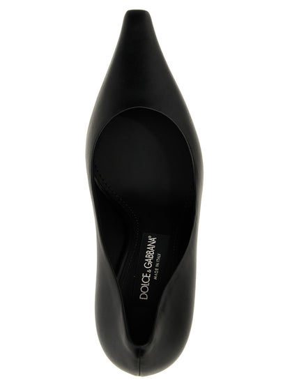 Escarpins noirs en cuir d'agneau modèle Mun Dolce & Gabbana