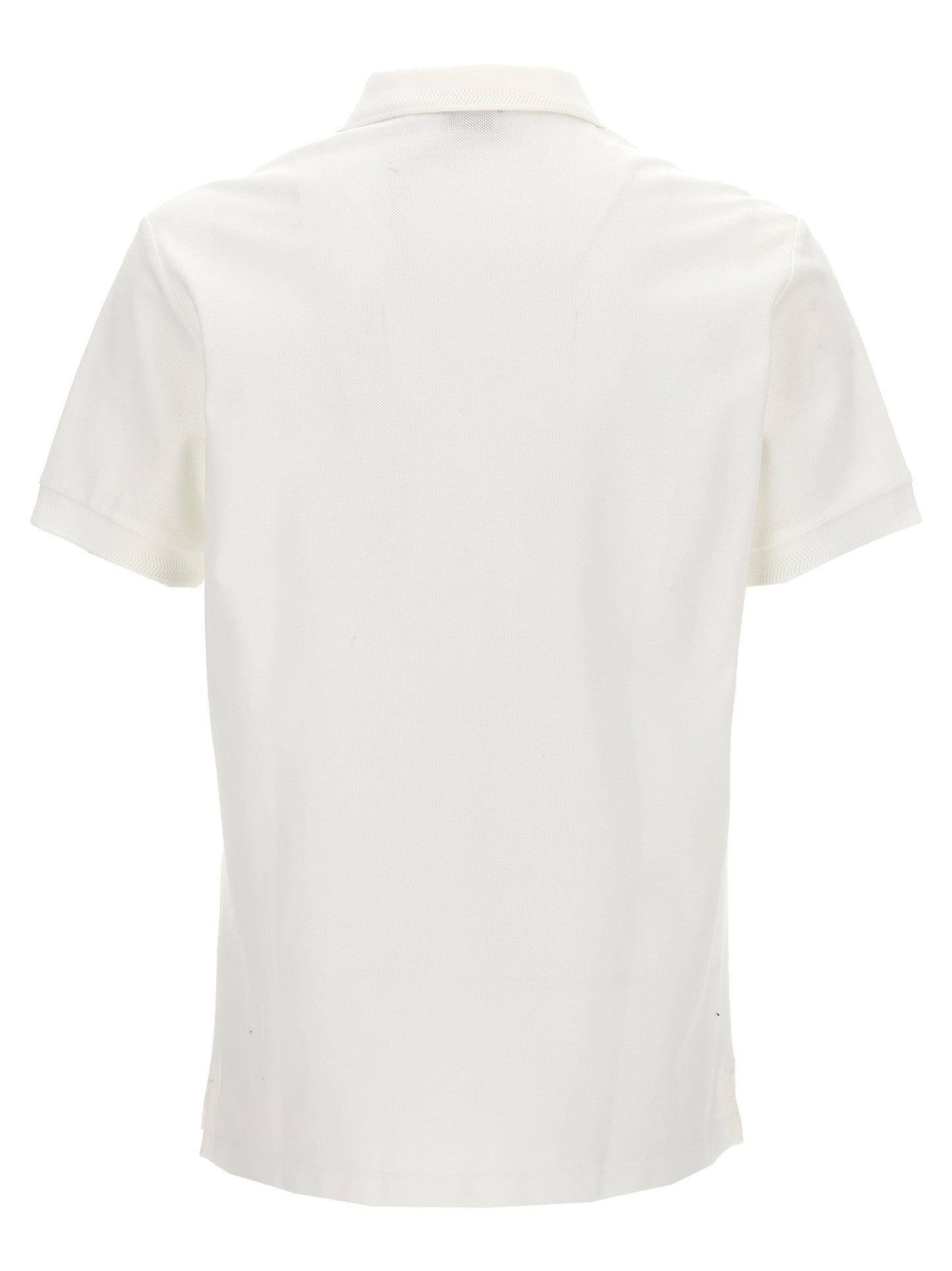Camisa Polo Burberry De Algodón Blanco Clásico Básico