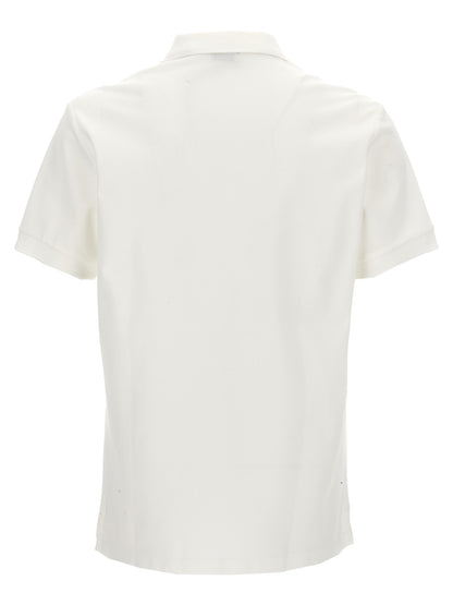 Camisa Polo Burberry De Algodón Blanco Clásico Básico