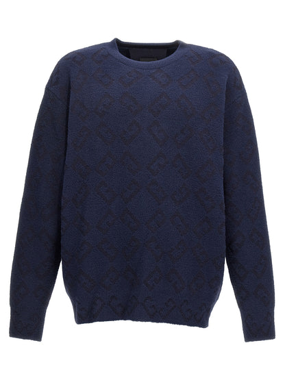Givenchy Blue Wool Cardigan