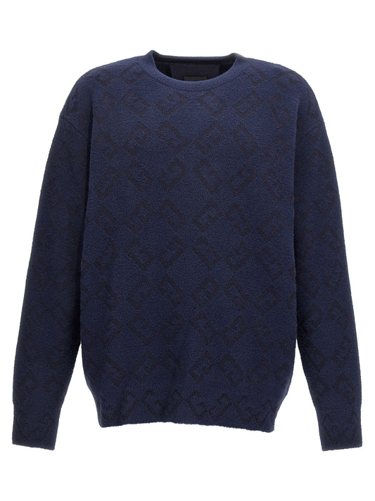 Givenchy Blue Wool Cardigan