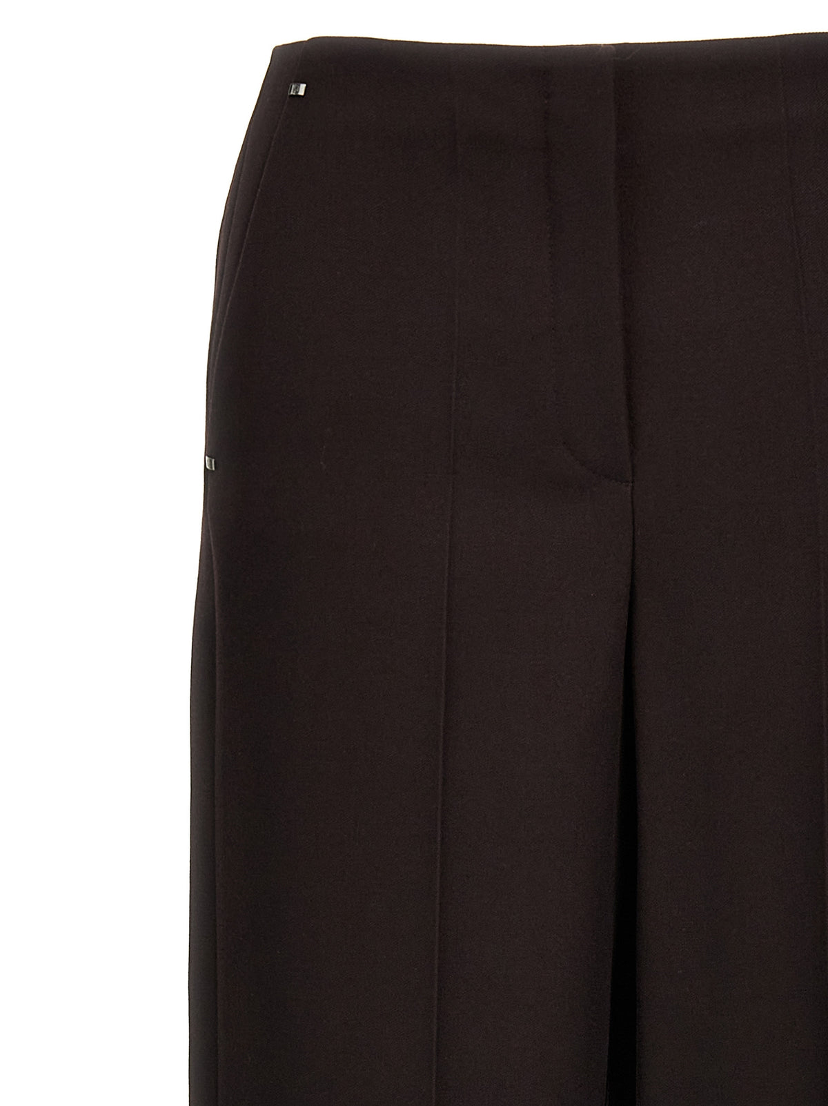 Pantalon de costume Fendi en laine vierge violette