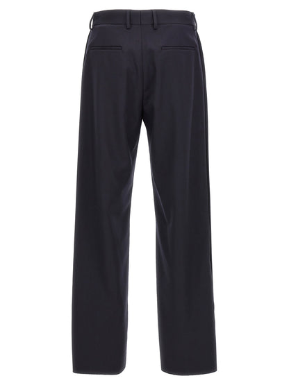 Fendi Casual Blue Polyester Trousers