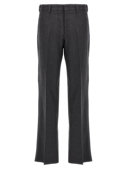 Fendi Gray Cashmere Casual Pants