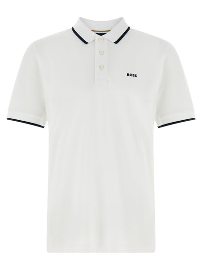 Polo en coton blanc pour un confort quotidien Hugo Boss