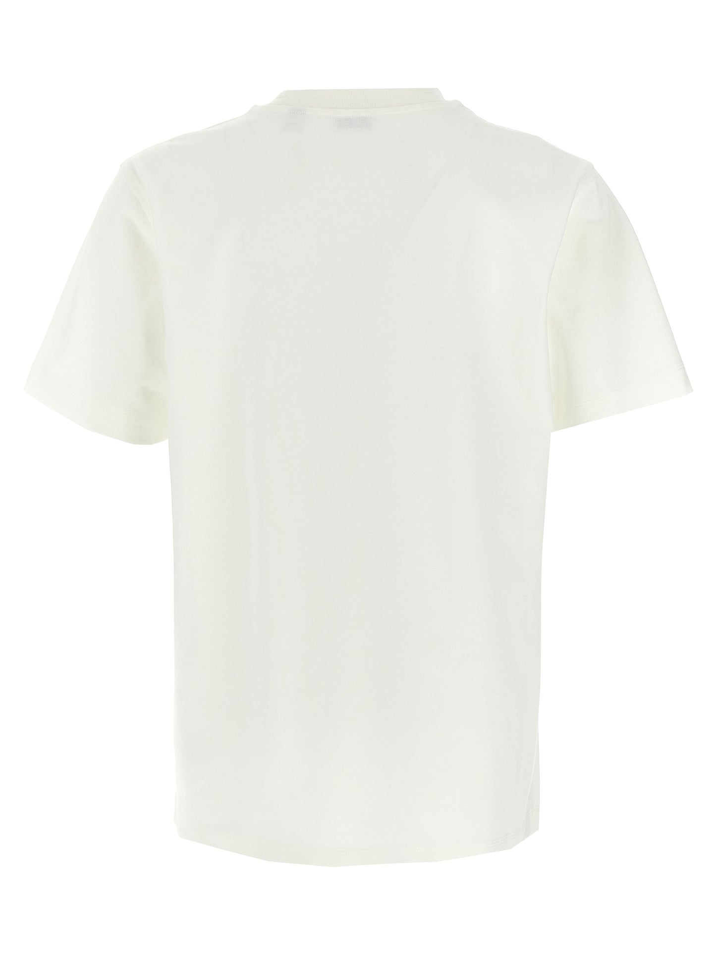 Camiseta Burberry SP25 de Algodón Orgánico Blanca Mangas Cortas