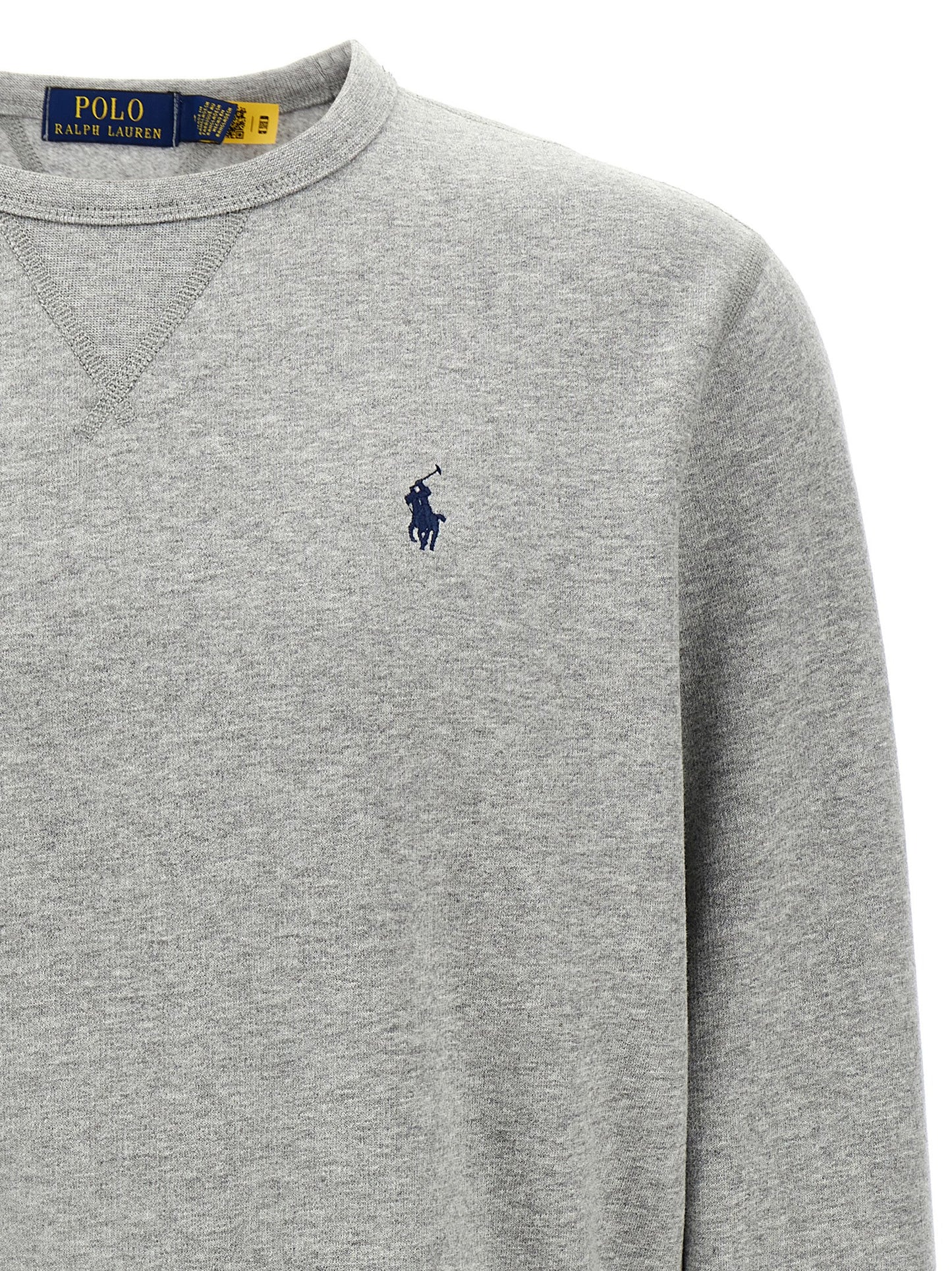 Sudadera de algodón gris Polo Ralph Lauren