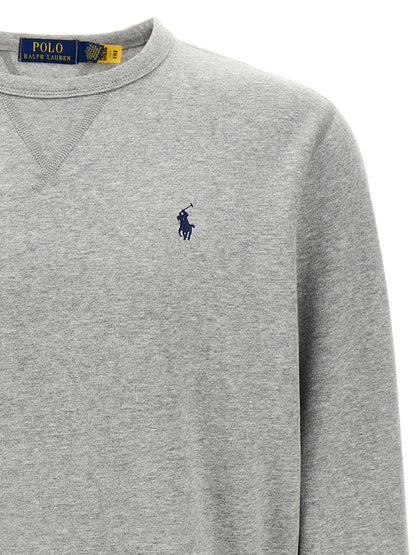Sudadera de algodón gris Polo Ralph Lauren