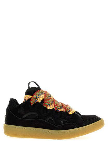Baskets épaisses Lanvin en cuir noir
