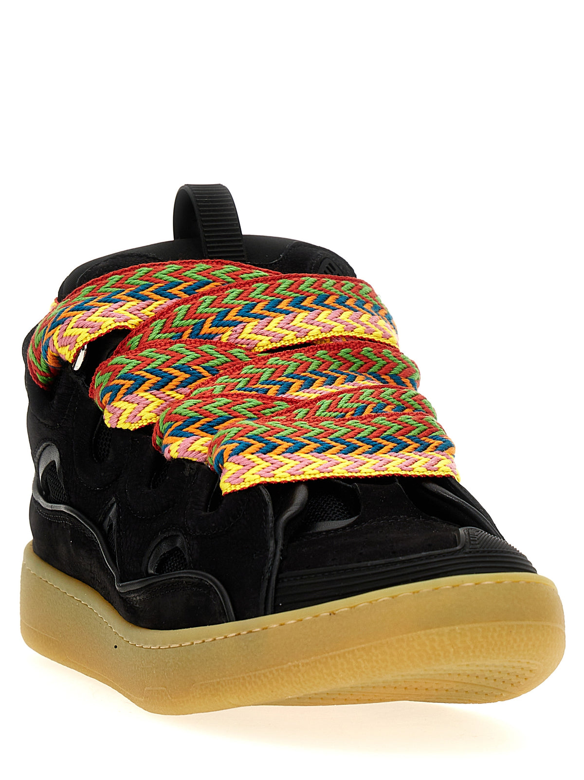 Baskets épaisses Lanvin en cuir noir