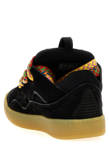 Baskets épaisses Lanvin en cuir noir