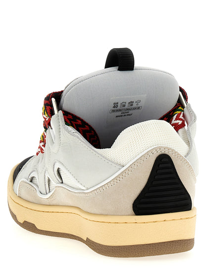 Zapatillas gruesas Lanvin de piel de becerro gris
