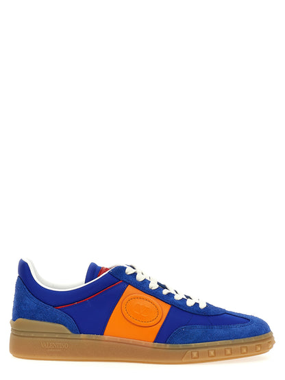 Zapatillas Valentino Garavani Piel De Becerro Azules Estilo Bajo