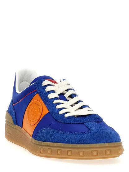 Zapatillas Valentino Garavani Piel De Becerro Azules Estilo Bajo