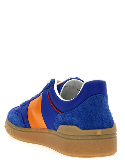 Zapatillas Valentino Garavani Piel De Becerro Azules Estilo Bajo
