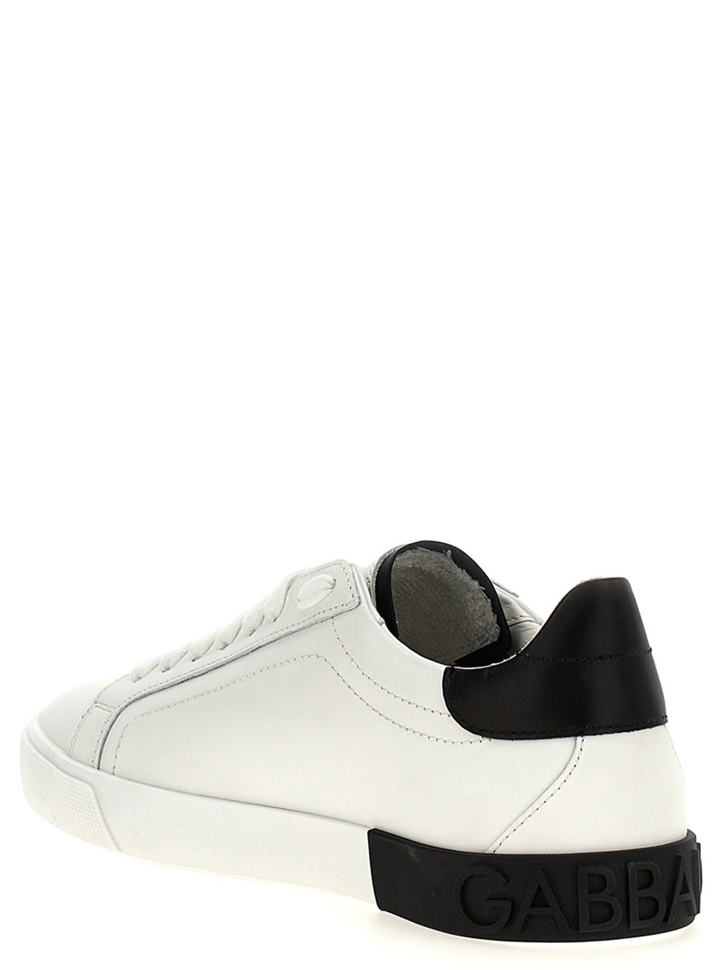 Dolce & Gabbana Portofino Calfskin Multicolor Low-Top Sneakers