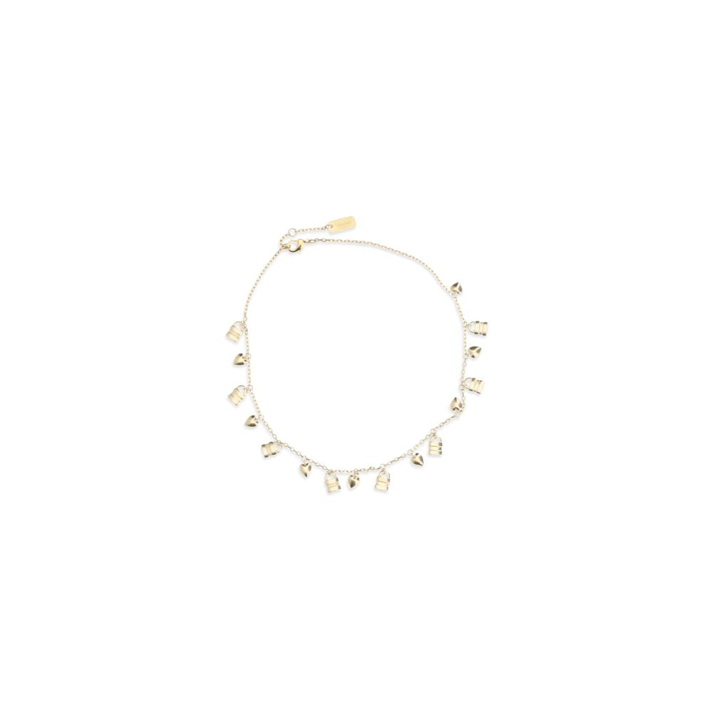 Collar de latón dorado Chloé
