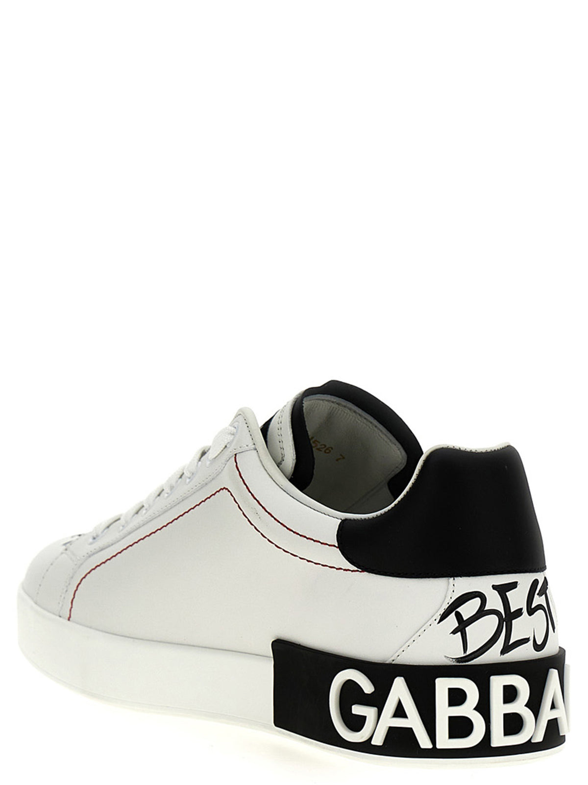 Baskets Dolce & Gabbana en veau bicolore Portofino