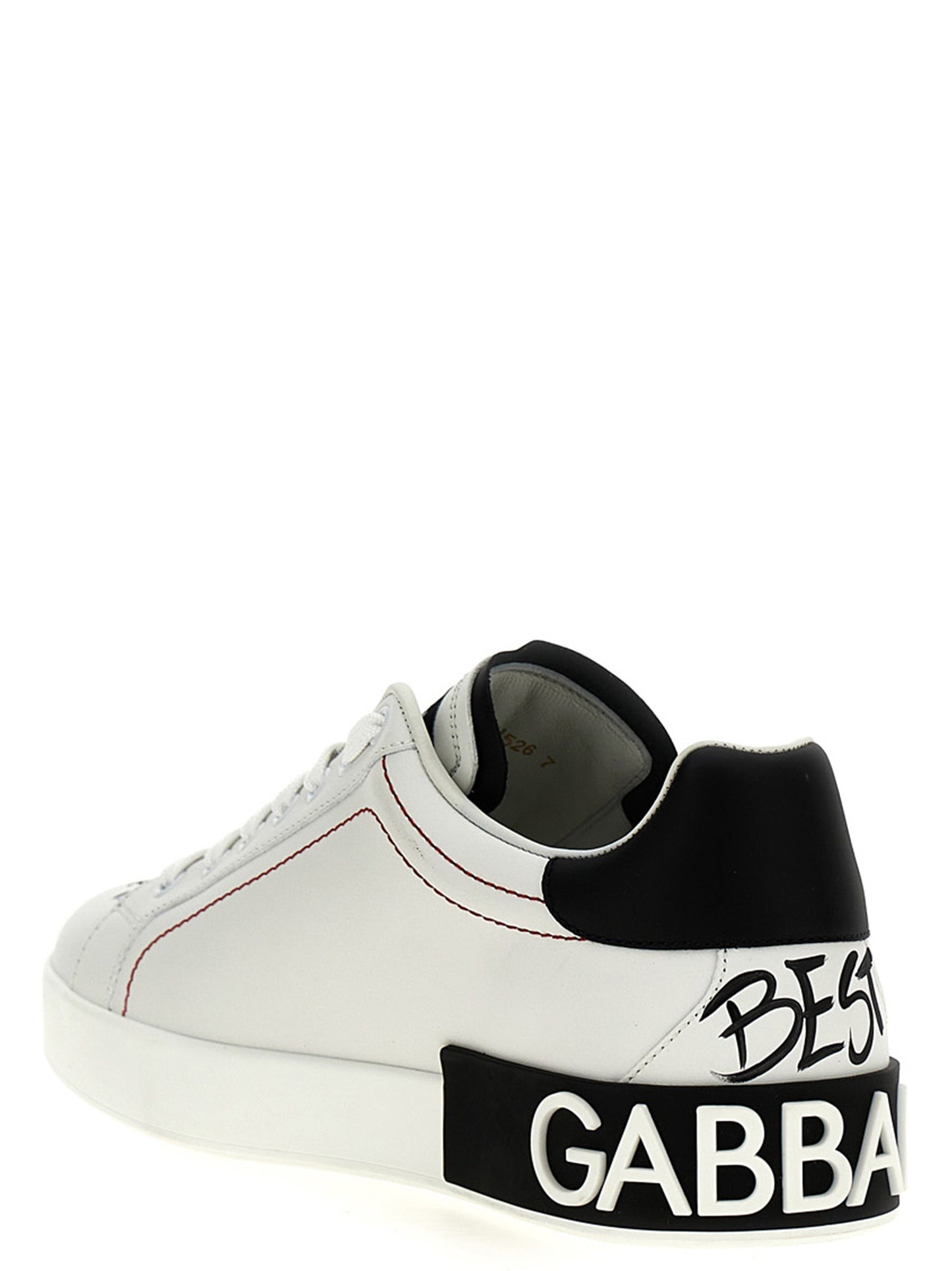 Baskets Dolce & Gabbana en veau bicolore Portofino
