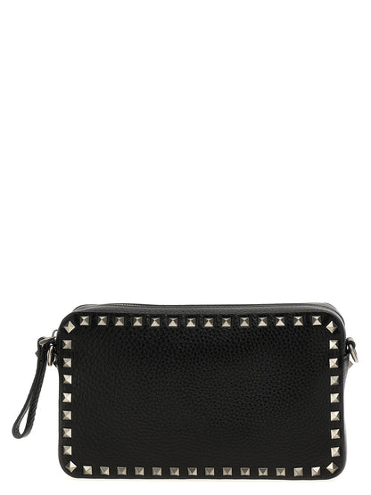 Valentino Garavani Black Calfskin Shoulder Bag