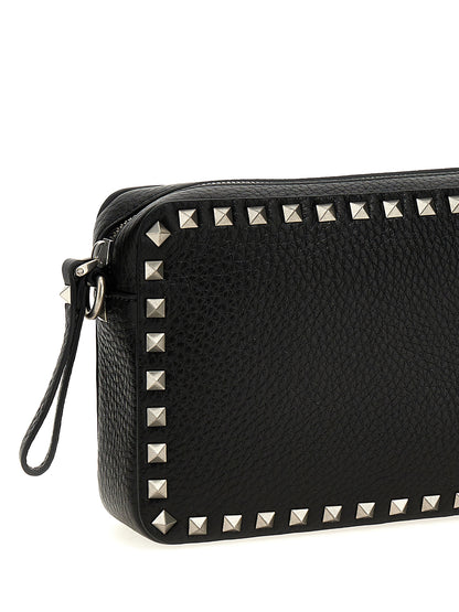 Valentino Garavani Black Calfskin Shoulder Bag