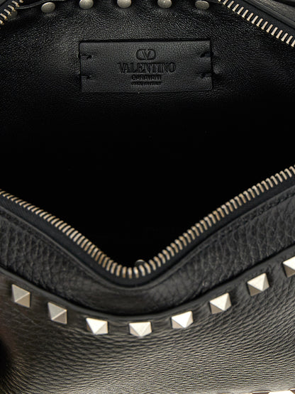 Valentino Garavani Black Calfskin Shoulder Bag
