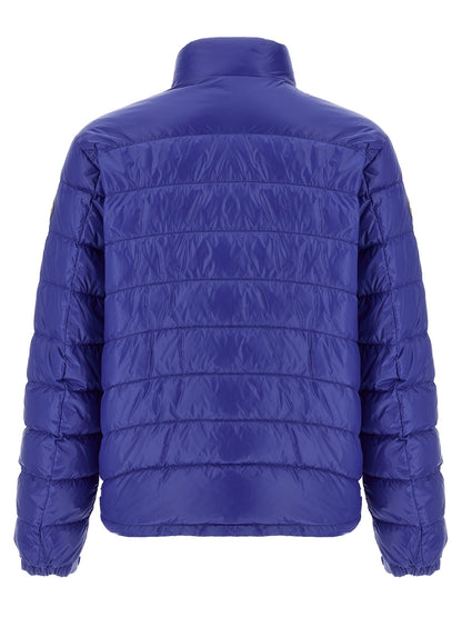Moncler Chaqueta Largo Completo En Poliamida Azul Galeso