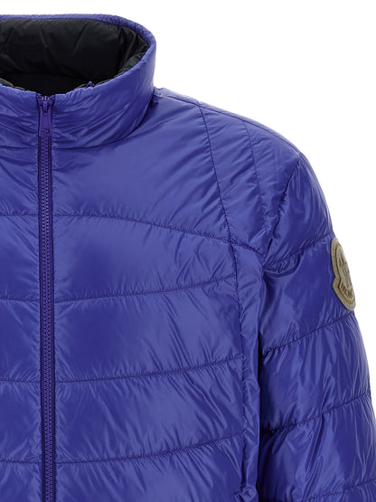 Moncler Chaqueta Largo Completo En Poliamida Azul Galeso