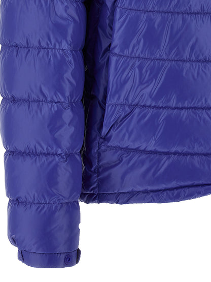Moncler Chaqueta Largo Completo En Poliamida Azul Galeso