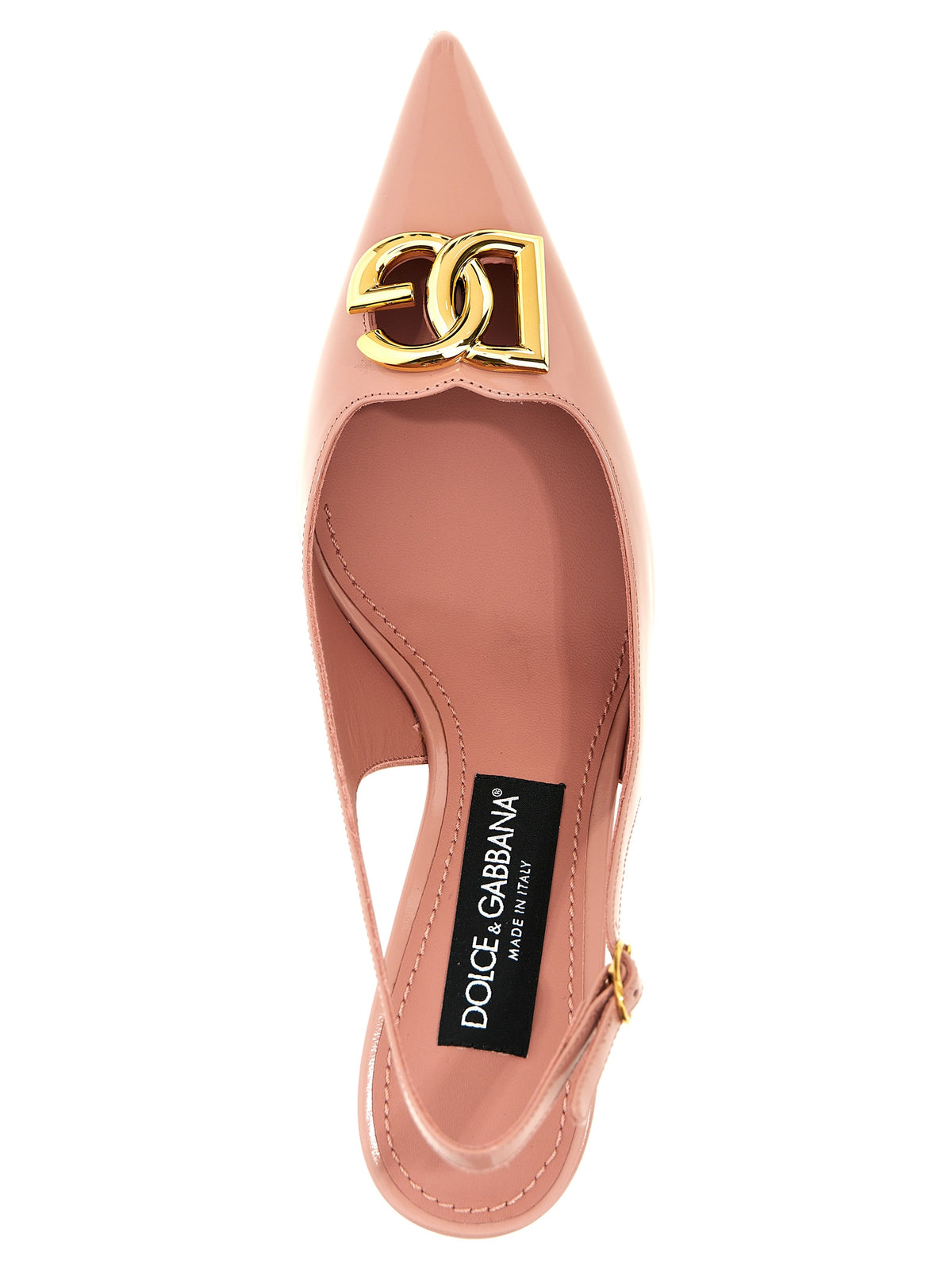 Sandalias De Tacón Medio De Piel Multicolor Dolce & Gabbana