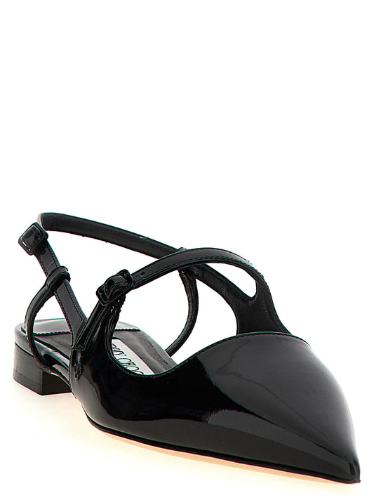 Bailarinas Jimmy Choo de piel de becerro negra