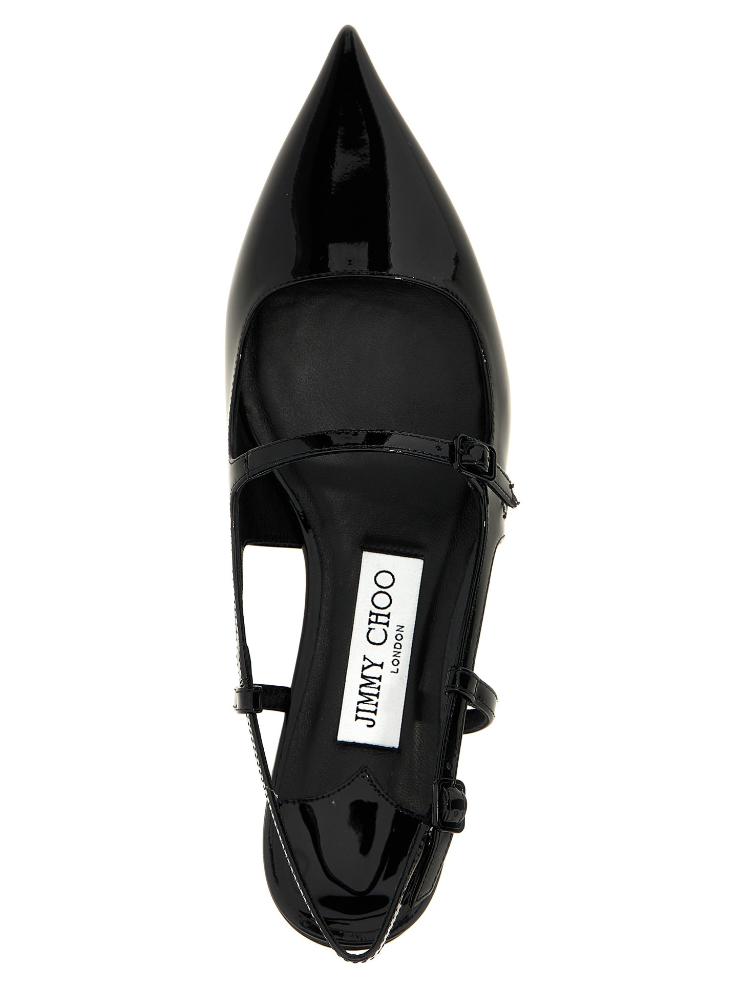 Bailarinas Jimmy Choo de piel de becerro negra