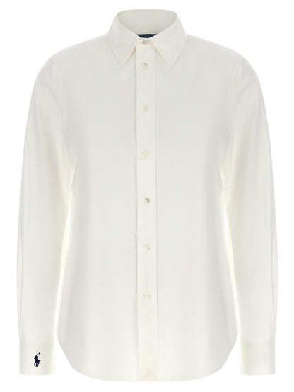 Blusa Polo Ralph Lauren en Algodón Blanco - Diseño Moderno
