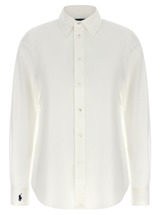 Blusa Polo Ralph Lauren en Algodón Blanco - Diseño Moderno