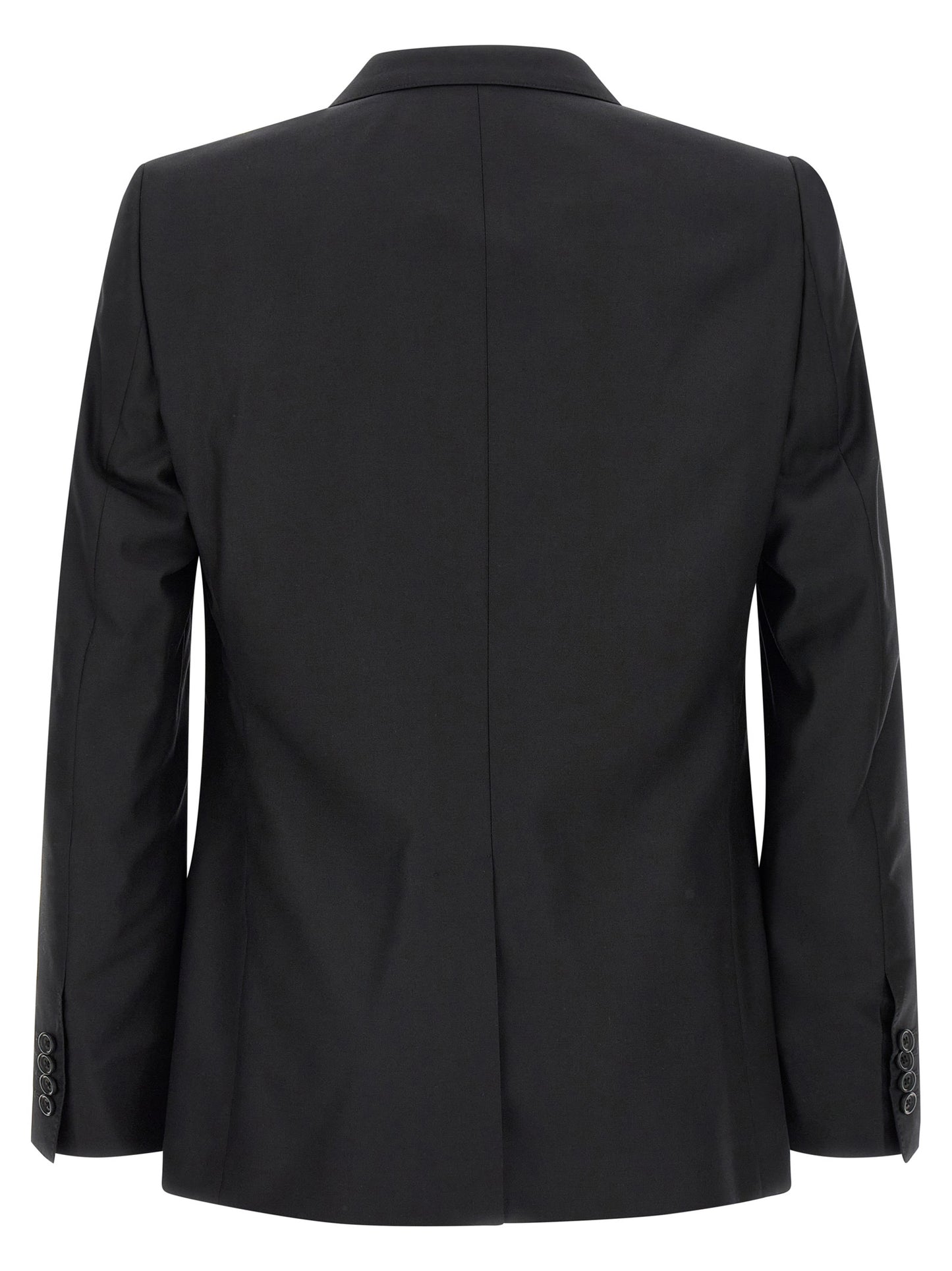 Costume deux-pièces en laine vierge noire modèle Martini Dolce & Gabbana
