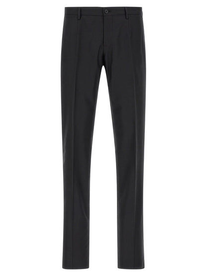 Costume deux-pièces en laine vierge noire modèle Martini Dolce & Gabbana
