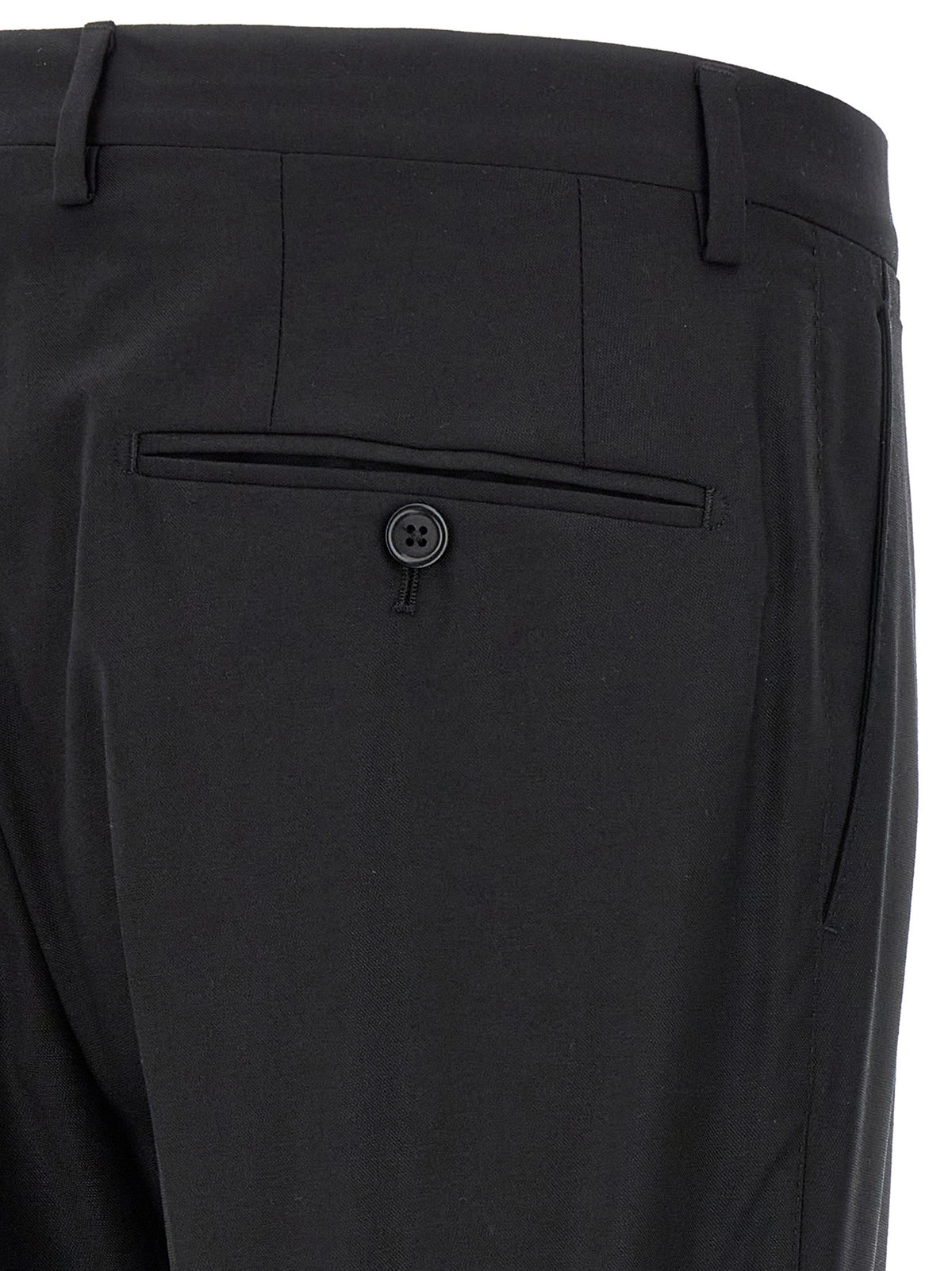 Costume deux-pièces en laine vierge noire modèle Martini Dolce & Gabbana