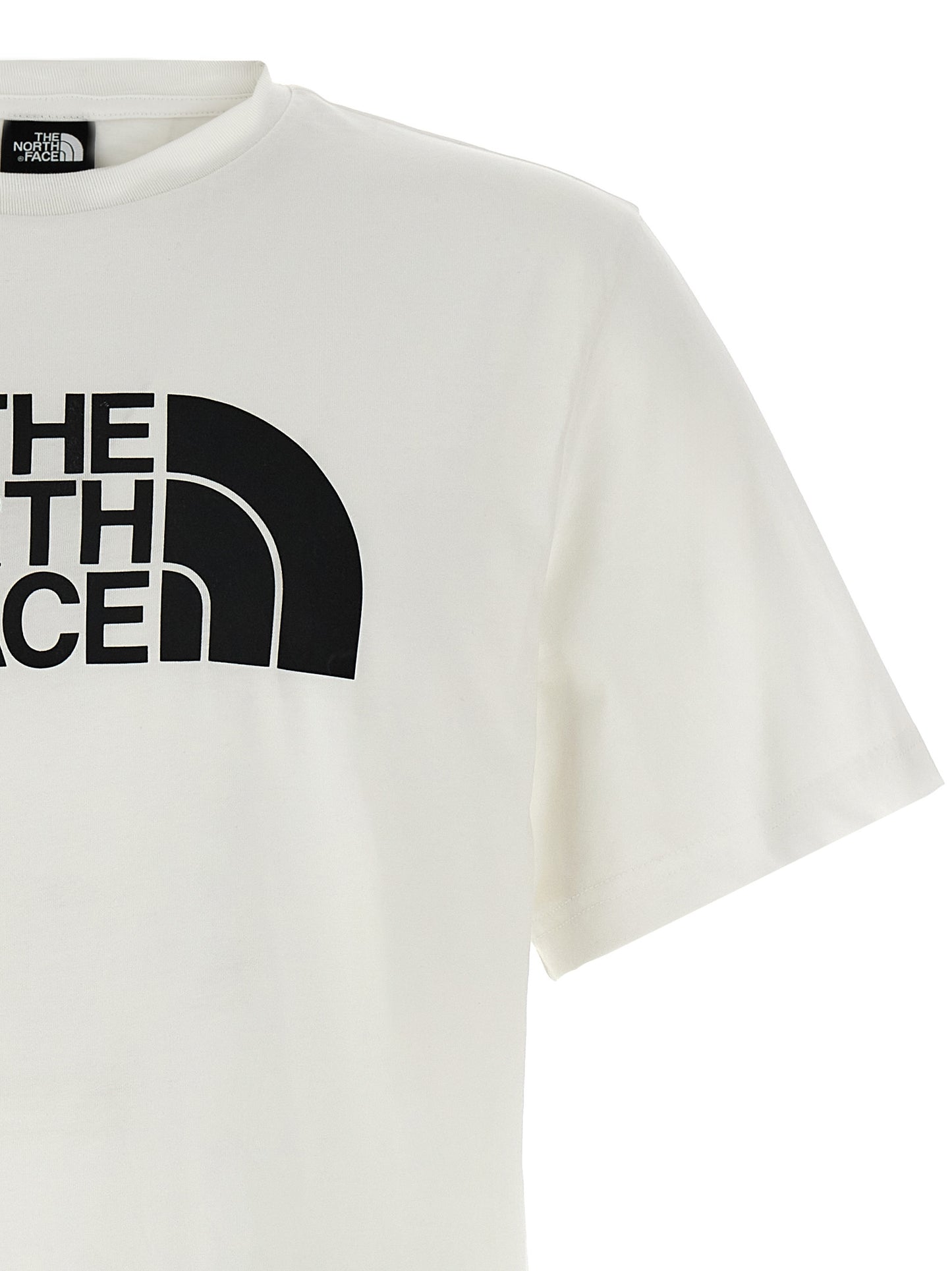 Camiseta Blanca de Algodón The North Face Easy Tee Relajada