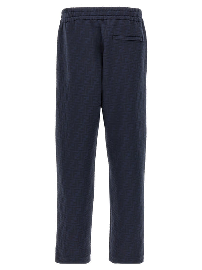 Pantalones deportivos Fendi de poliéster azul (pantalón de chándal)
