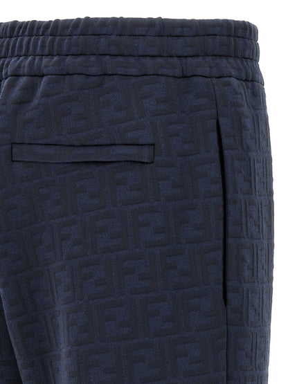 Pantalones deportivos Fendi de poliéster azul (pantalón de chándal)