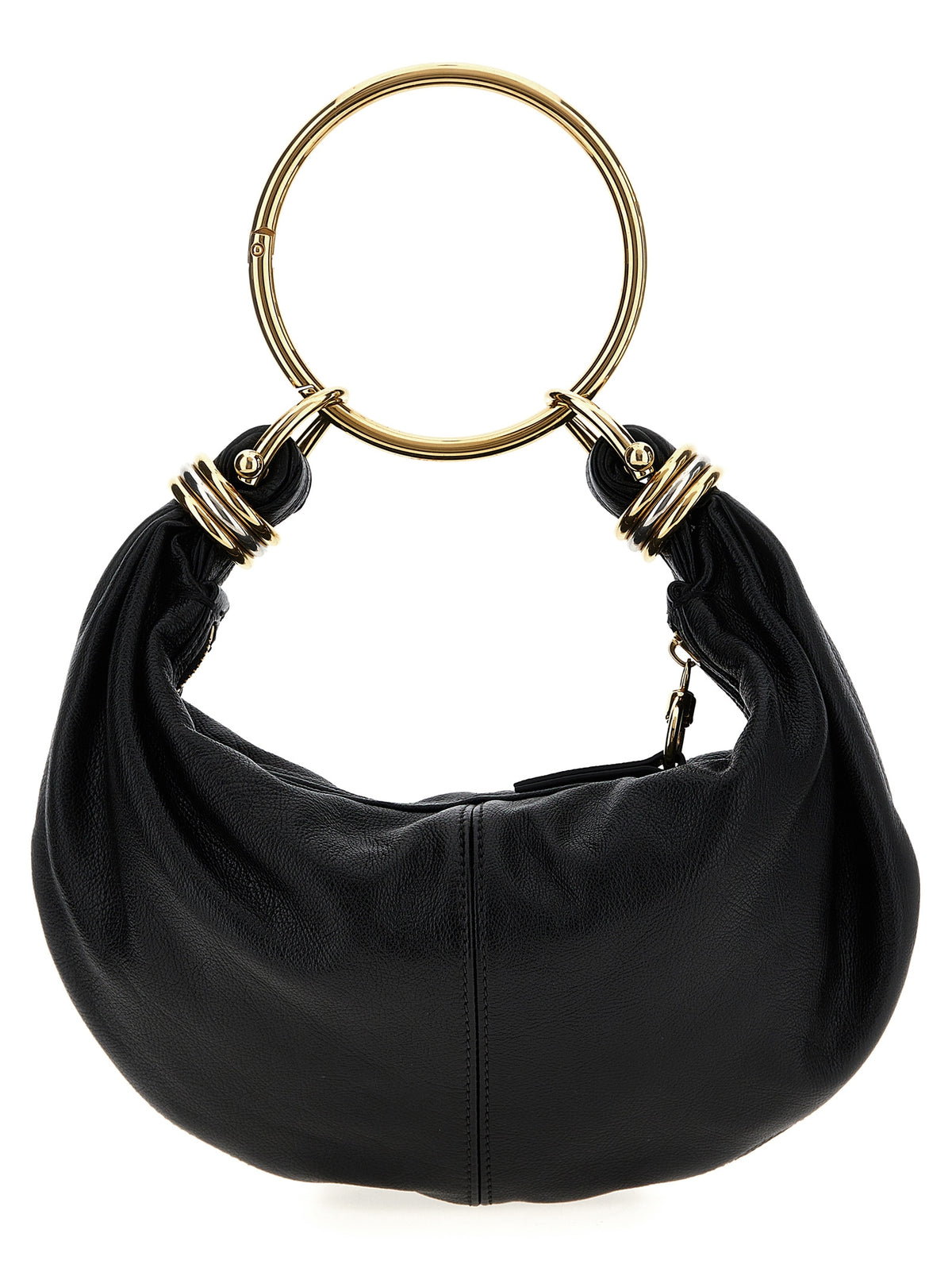 Chloé Bolso De Mano De Piel De Becerro Negro Clásico