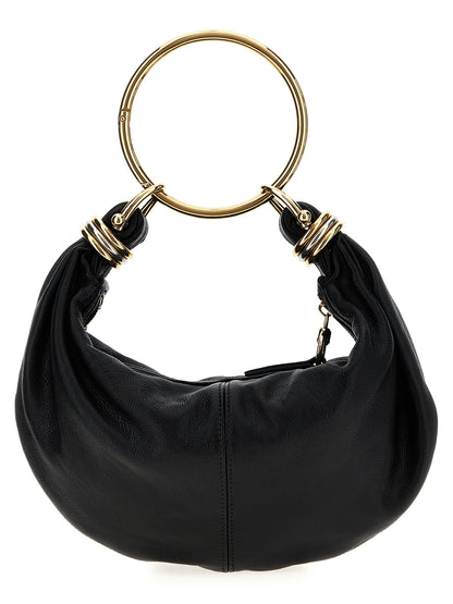 Chloé Bolso De Mano De Piel De Becerro Negro Clásico