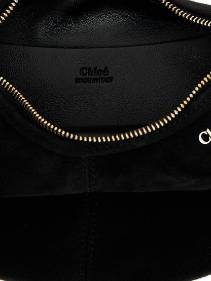 Chloé Black Goatskin Bracelet Hobo Mini Bag