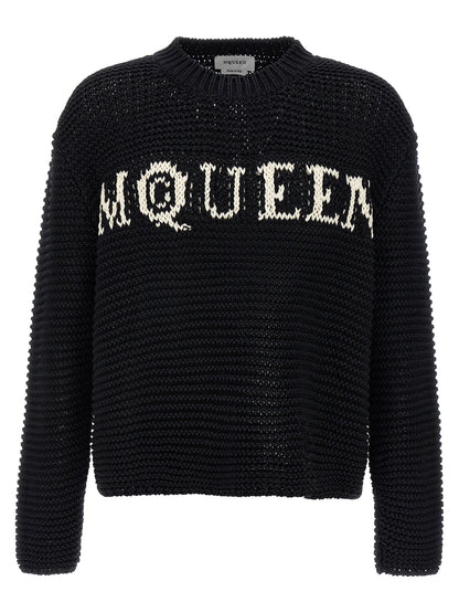 Alexander McQueen Gilet En Coton Bicolore