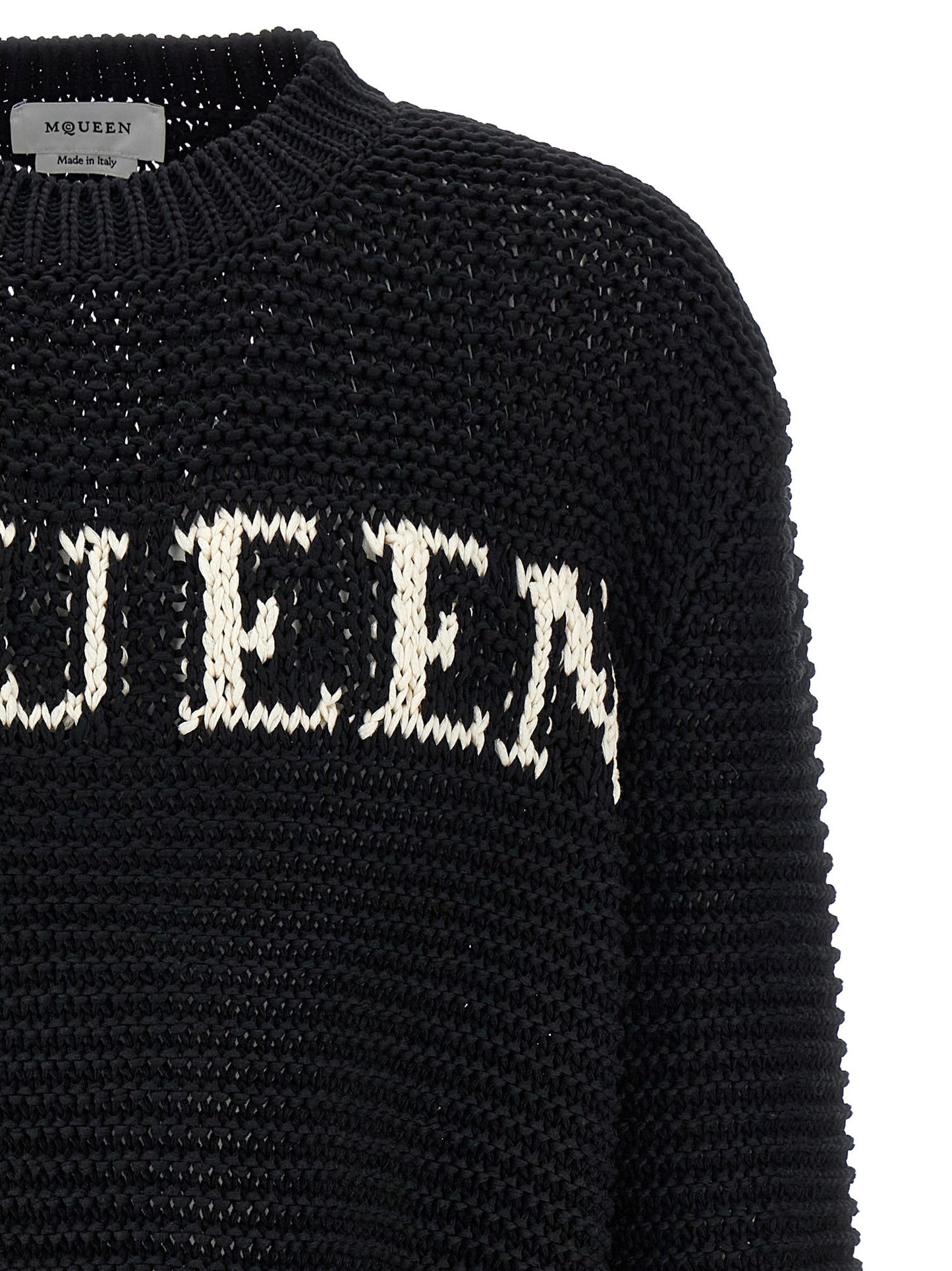Alexander McQueen Gilet En Coton Bicolore