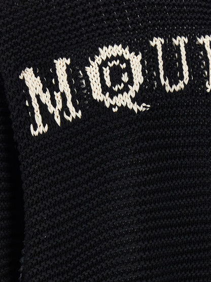 Alexander McQueen Gilet En Coton Bicolore
