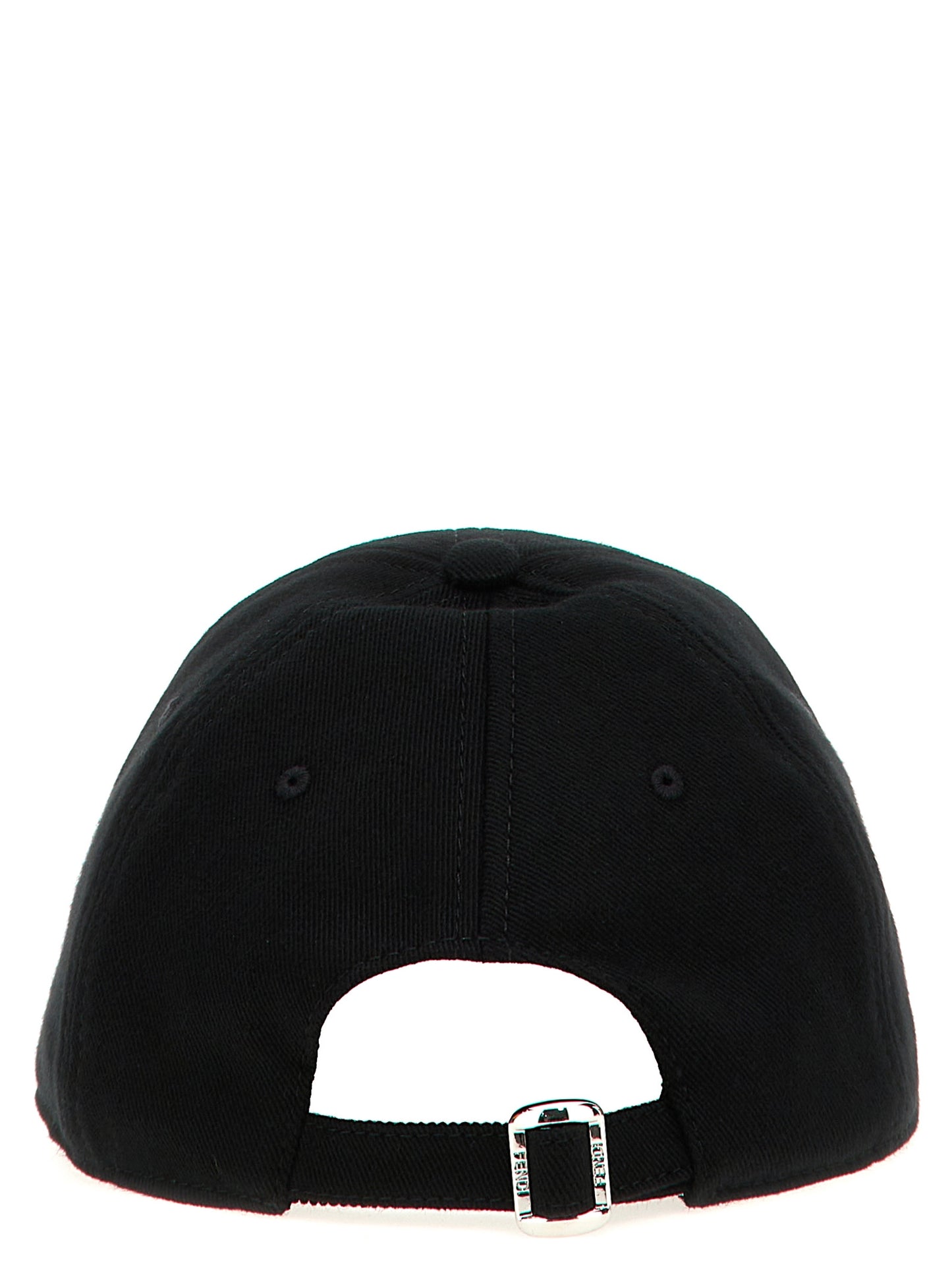 Gorra Fendi de algodón negra (gorra de béisbol)