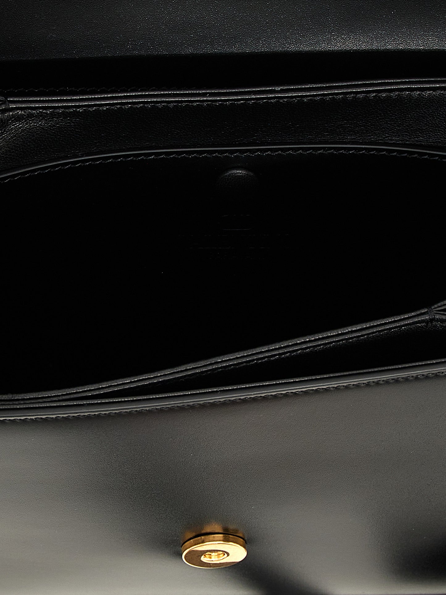 Bolso de hombro Valentino Garavani de piel de becerro negra