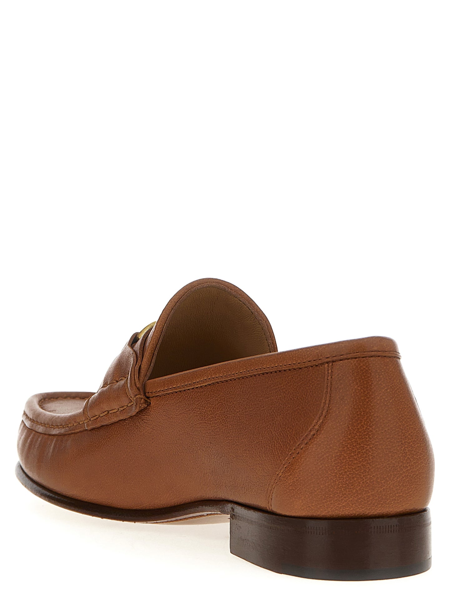Mocassins sans lacets Valentino Garavani en cuir marron