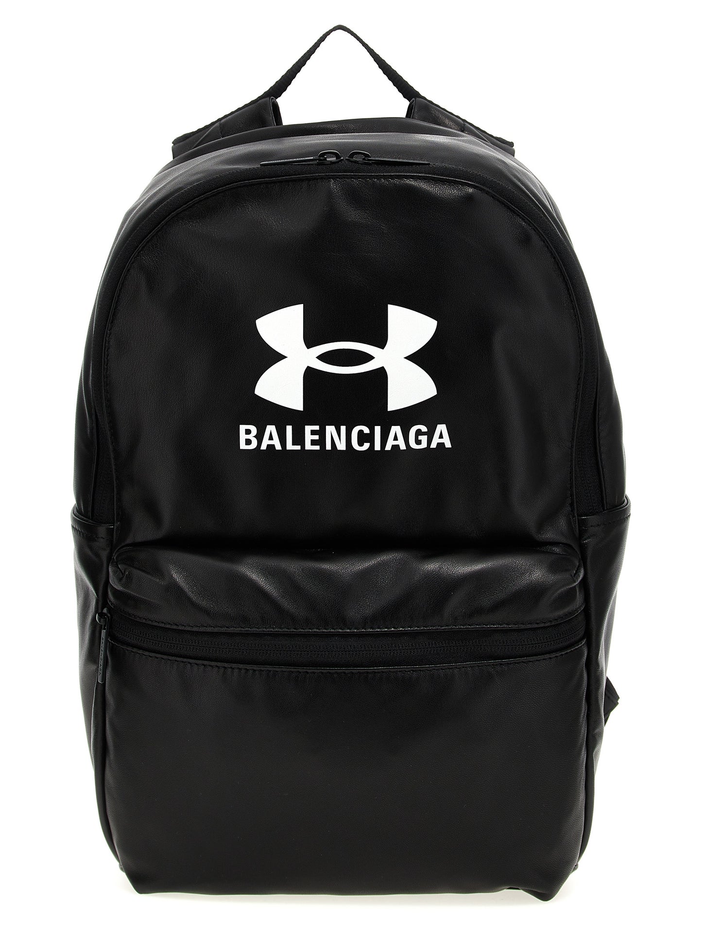 Mochila Balenciaga de piel de cordero bicolor